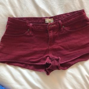 Roxy shorts!! Maroon!